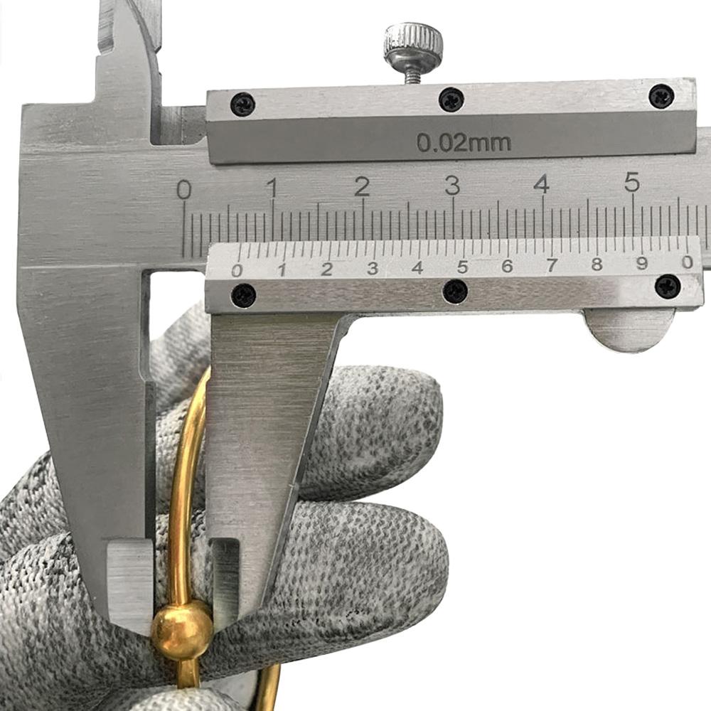 Vernier Caliper High Carbon Steel Measuring Tool 150 Mm Metric for Inside Outside Depth Length Height and Thickness