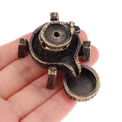 Bruciatore di Incenso a Riflusso Antico Porta Incenso in Ottone Fai da Te Casa Zen Cascata Ornamentale Ufficio Yoga Sala da Tè Ornamenti