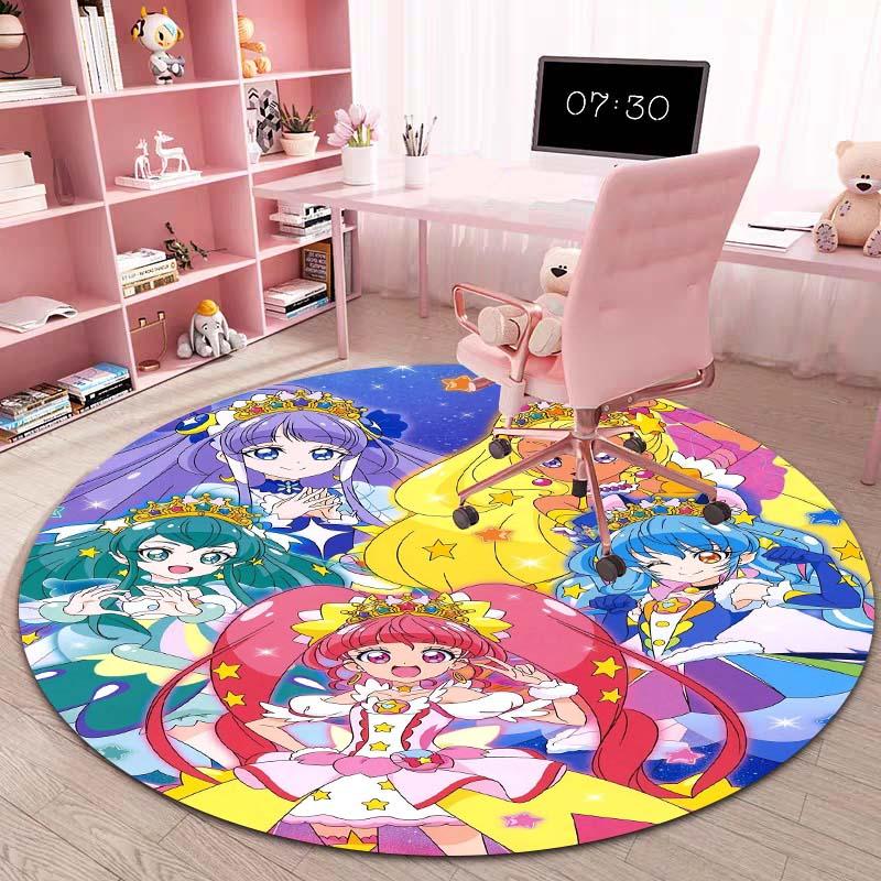 

Mobile Suit Gundam cartoon round rug can be used to decorate living rooms, bedrooms, sofas, and game rooms; non-slip rug.66 80cm