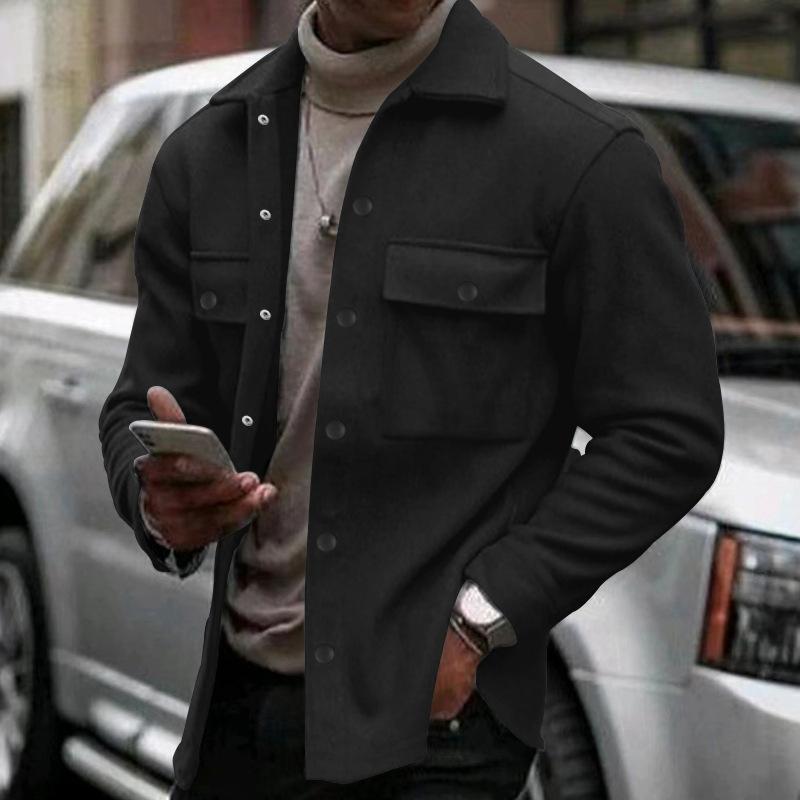 Spring and Autumn Men's Jacket Men's Casual Fashion Slim Jacket Top