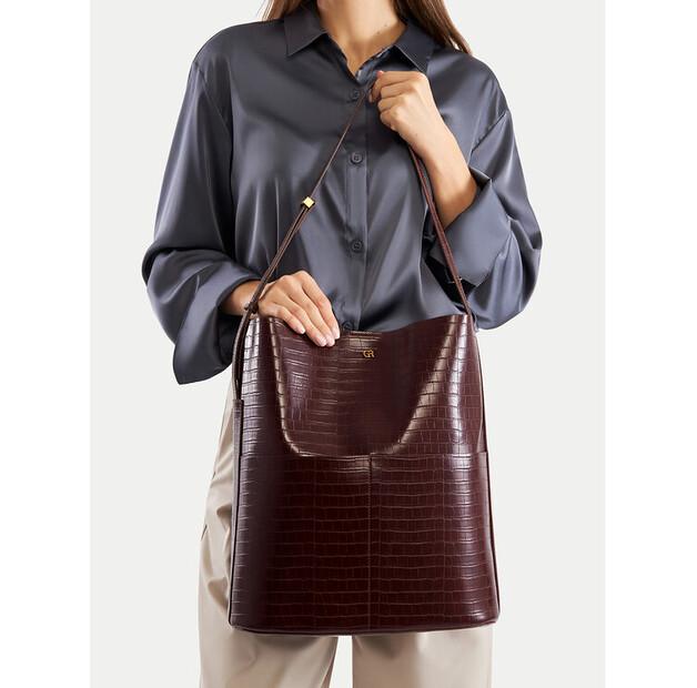 Bag Gino Rossi Gino Rossi CS7779-CROCO Brown