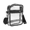 Clear Purse Stadium Clear Messenger Bag Stadium Approved for Men Women PVC Transparent Shoulder Bag with Adjustable