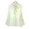 Mila Owen 24ss Long Sleeve Ribbon Blouse White 09WFT241107 Women Used