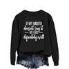 Oversized Womens Hoodie Loose Fit Cotton Blend Streetwear Long Sleeve Sweatshirt With Graphic Print