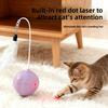 Electric Cat Toy Onion Laser Non-falling Puppet Kitten Long Pole Feather Laser Cat Toy
