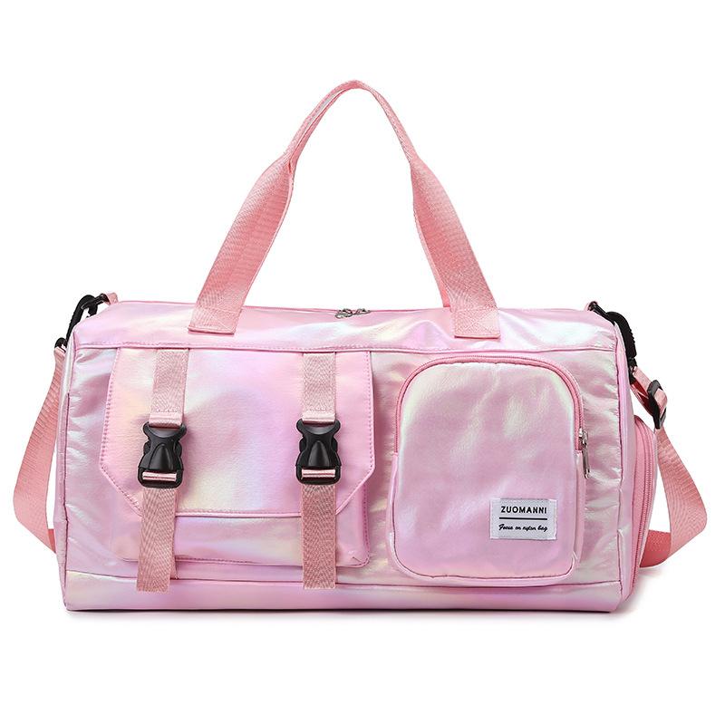 New travel bag large capacity multi-functional wet and dry sports fitness bag independent shoe compartment crossbody bag yoga bag