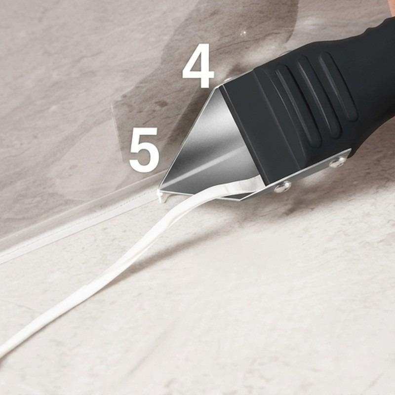 Multi-functional Home Use Glue Remover Filler Scraper Set Silicone Blade Corner Crack Grout Mud Tool