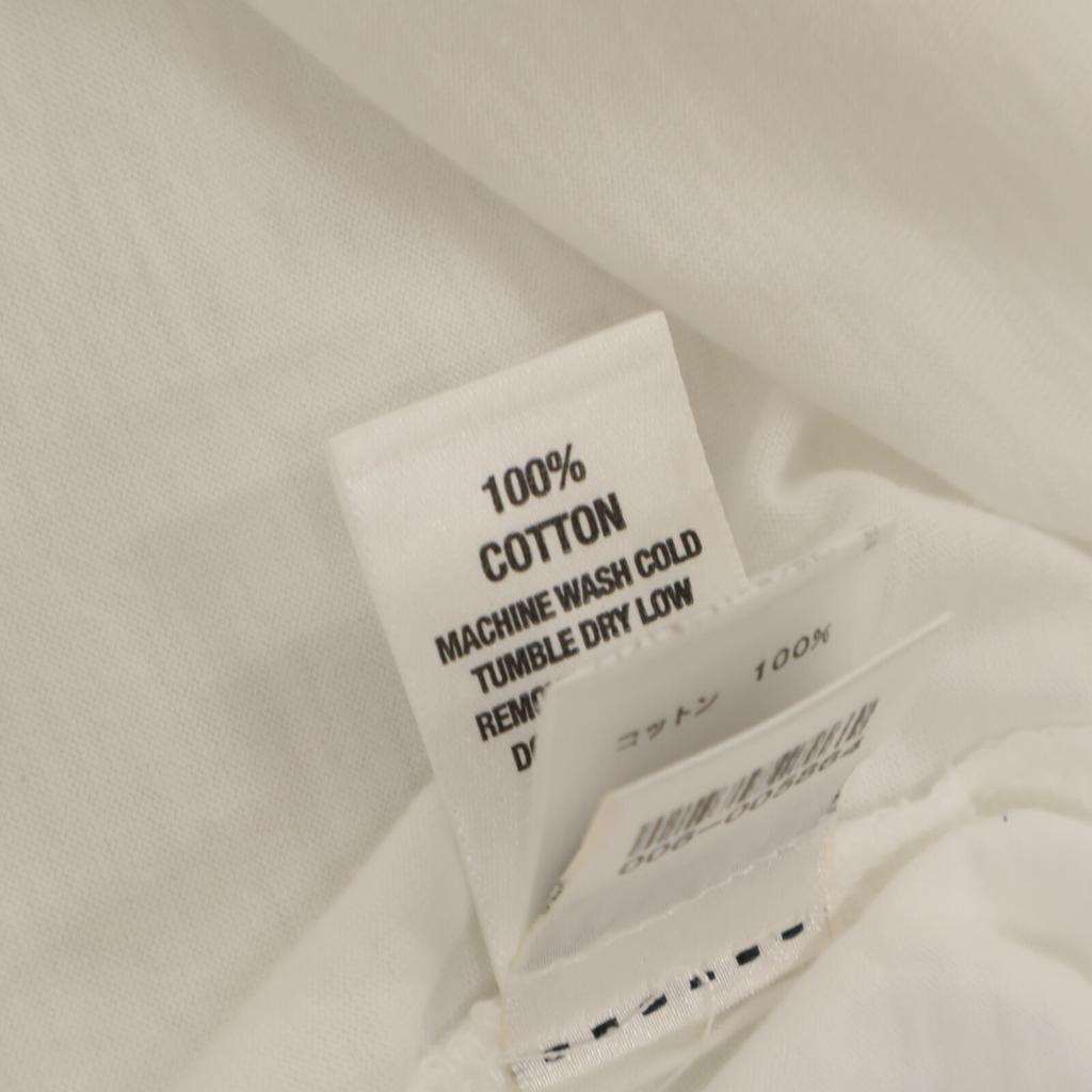 CHROME HEARTS White BS Flared V-Neck T-Shirt Tops Not Written whiteUsed