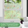 Bird Branch Colorful Frosted Non-adhesive Electrostatic  Glass  Sticker Privacy Window Film Bathroom