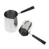 350/600Ml Long Handle Stainless Steel Coffee Pot With Pouring Spout Milk Butter Warmer Pot Stovetop Chocolate Melting Pan