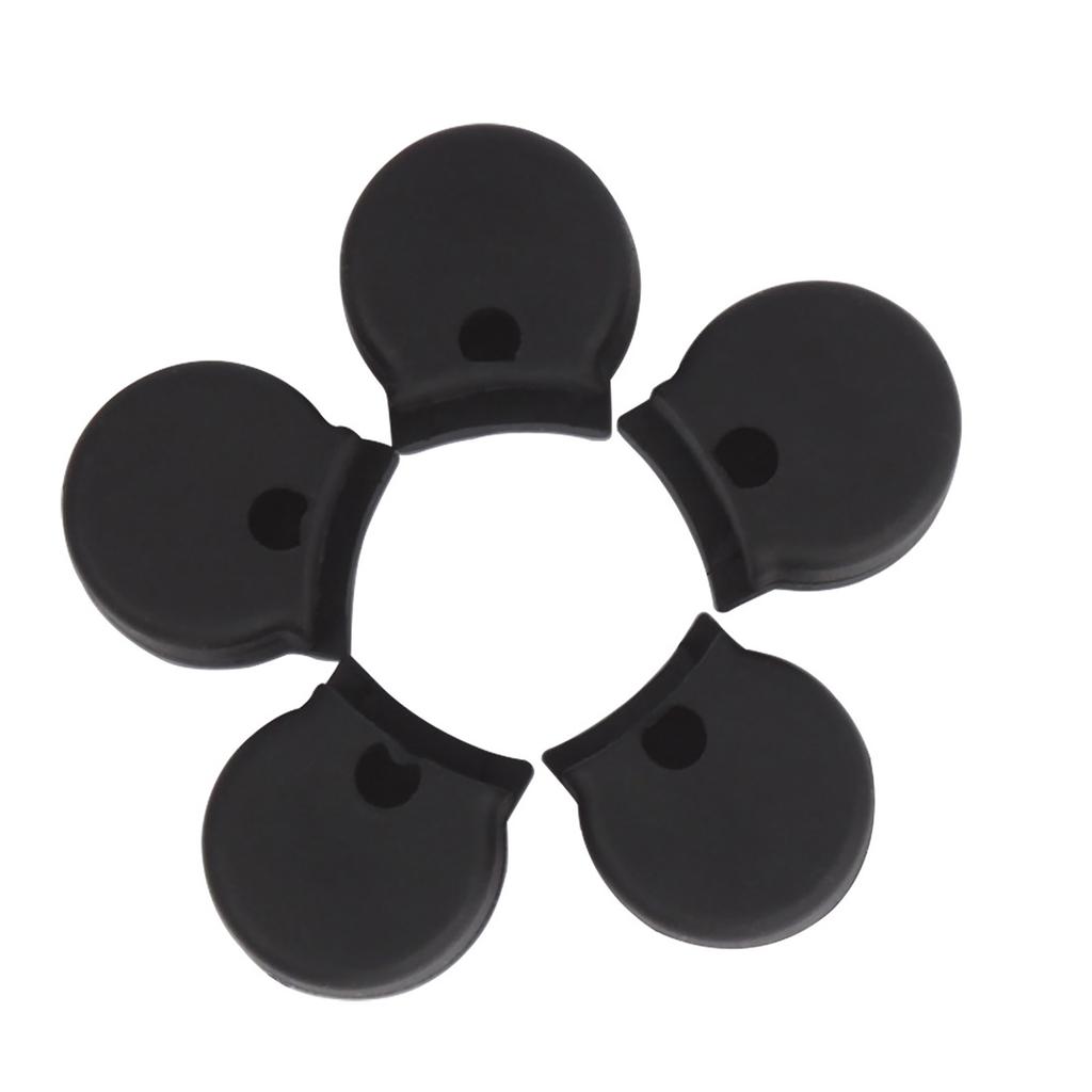 5Pcs Soft Rubber Clarinet Thumb Rest Pad Universal Thumb Cushions Protectors Finger Cover Clarinet Saxophone Parts