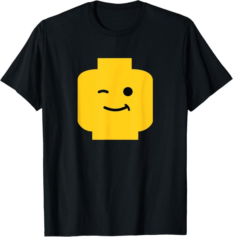 

Подмигивающее лицо Winky Face Минифигурка Кирпичик Игрушка Футболка Футболка Унисекс Футболка XL