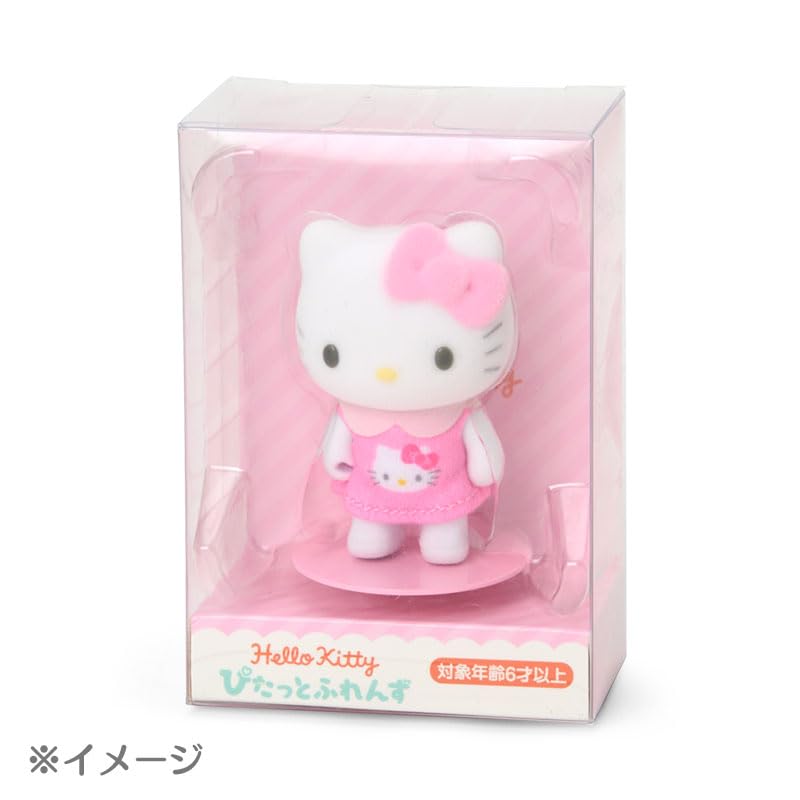 Sanrio Pitatto Friends Flocked x x 3 604321 (Mini) Doll, Kuromi, 6.8 3.6 cm, Character,