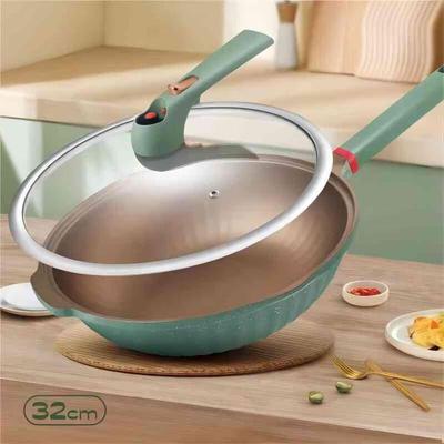 Koyle 32CM Titanium Non-stick Wok with Lid