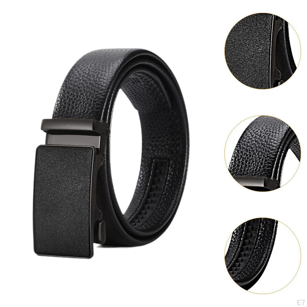 Men Belt Casual Automatic Buckle Elegant Dress for Pants Birthday Gift
