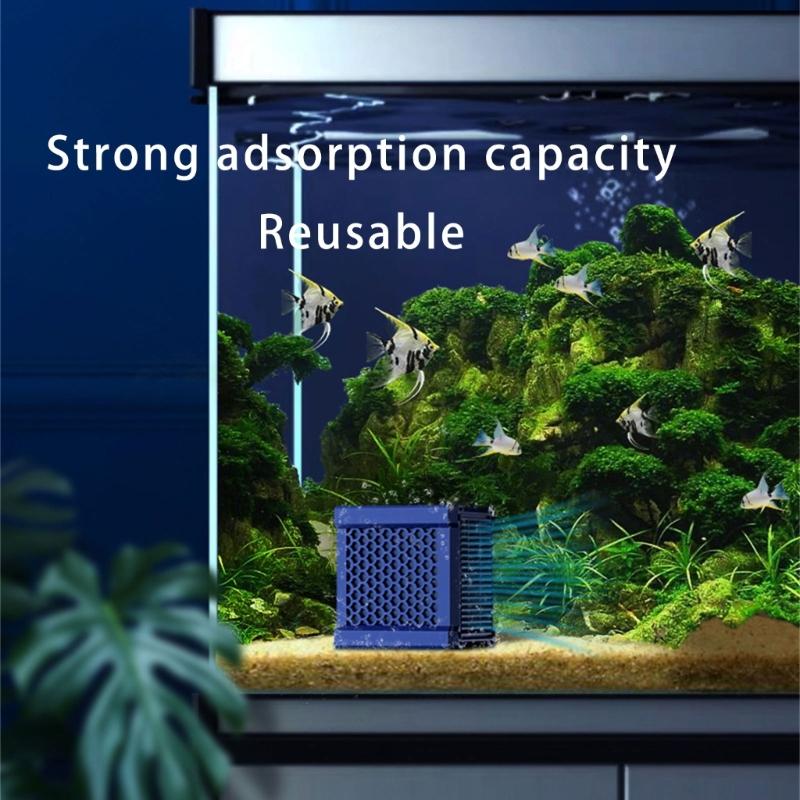 High Efficiency Active Carbon Filter Box For Aquarium Water Purification And Yellowing Prevention