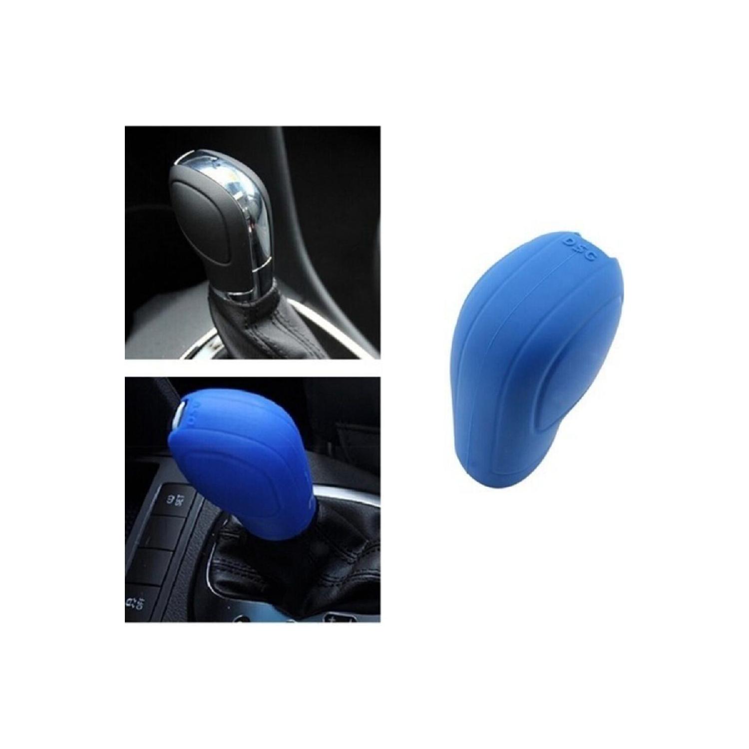 

Volkswagen Seat Skoda Golf Dsg Silicone Gear Shift Knob Case Blue