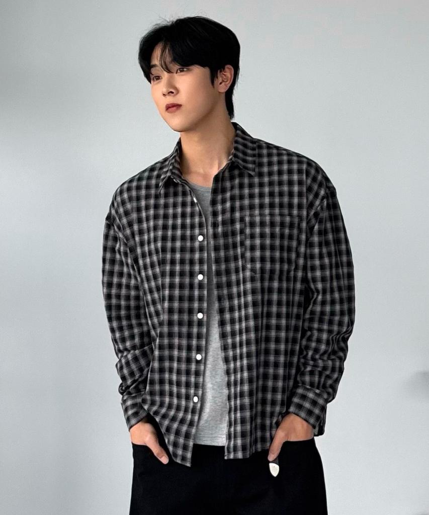 HYOJI 26 Ss Semi-Crop Lightweight Check Shirt (5 Colors)