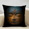 Home Decor Cushion Cover 45x45cm Pillowcase Decoration Buddhist Portrait Art Pattern Home Textile Pillow Cases