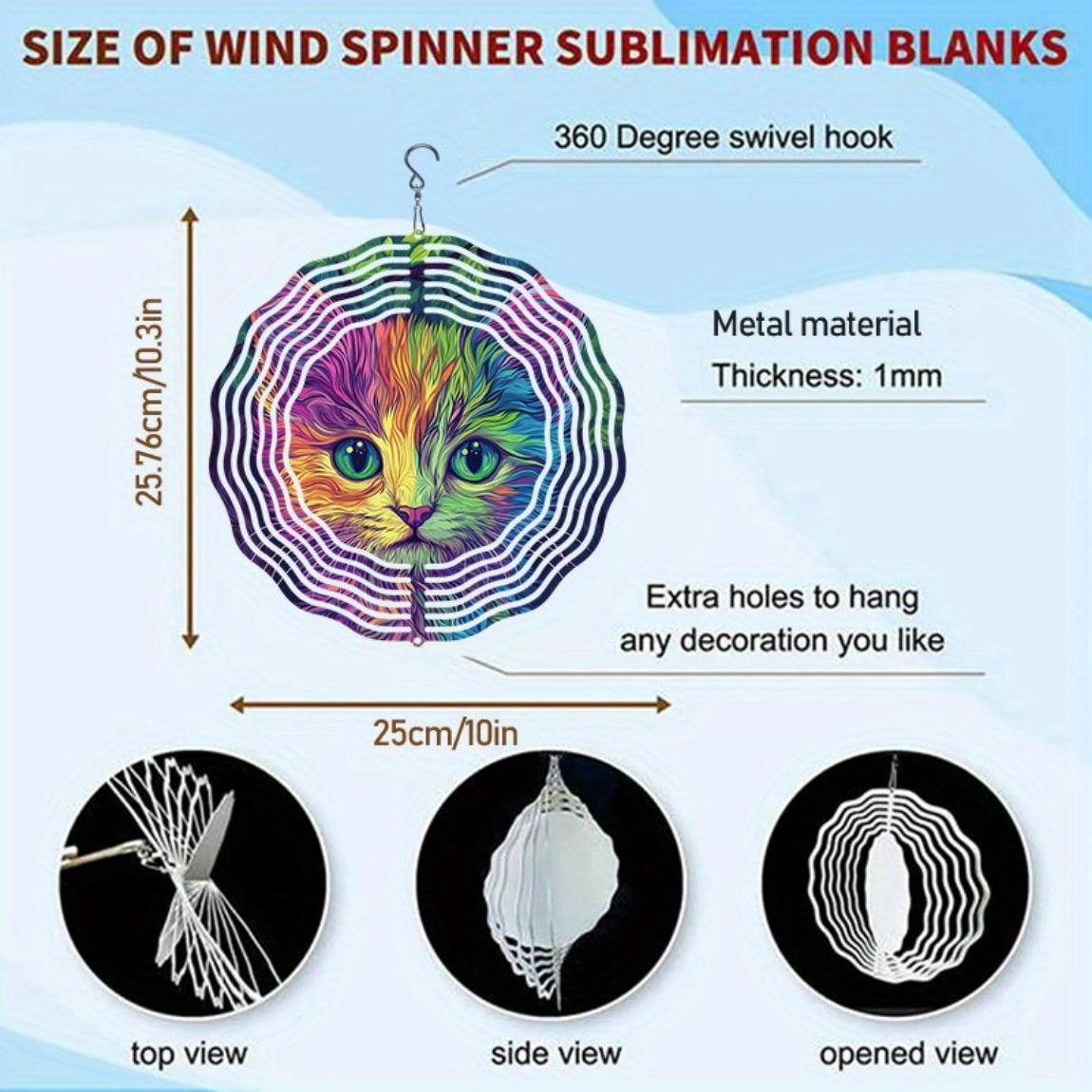 

Очаровательный красочный котенок, ветряной спиннер, музыка ветра, 3D, металлическое украшение для сада, патио, улицы, подвесной орнамент на День благодарения, Рождество