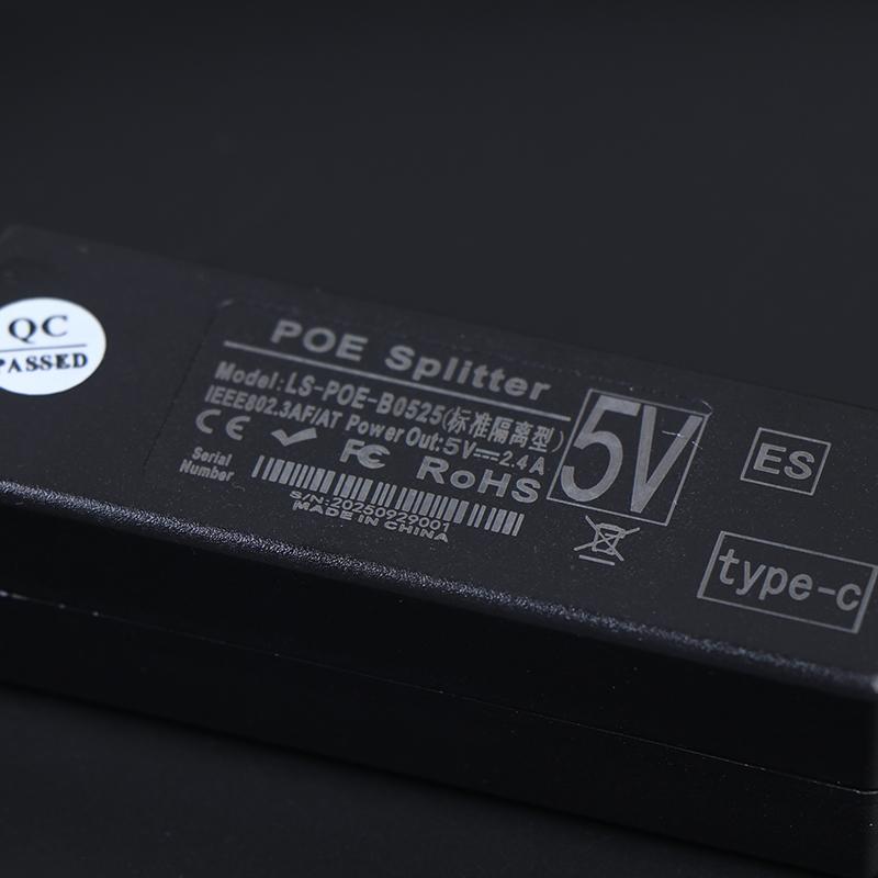 Dc48V To 5V Micro Usb Poe Splitter Poe Connectors Adapter Cable Splitter Ip Camera Power Supply Module Ethernet 100M