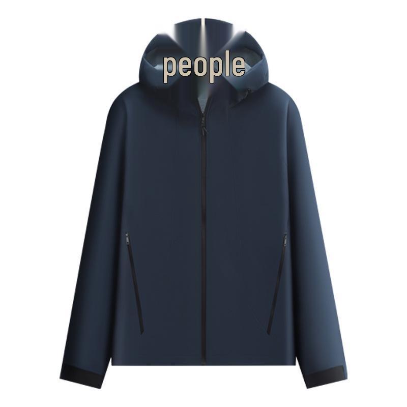 Unisex Soft Shell Fleece Ski Jacket - Waterproof, Stand Collar with Hood, Outdoor Sports and Workwear