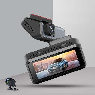 V6 3" FHD 1080P Araç İçi Kamera Araç DVR Çift Lens Kayıt Gece Görüşü Park Monitörü G-sensörü Video