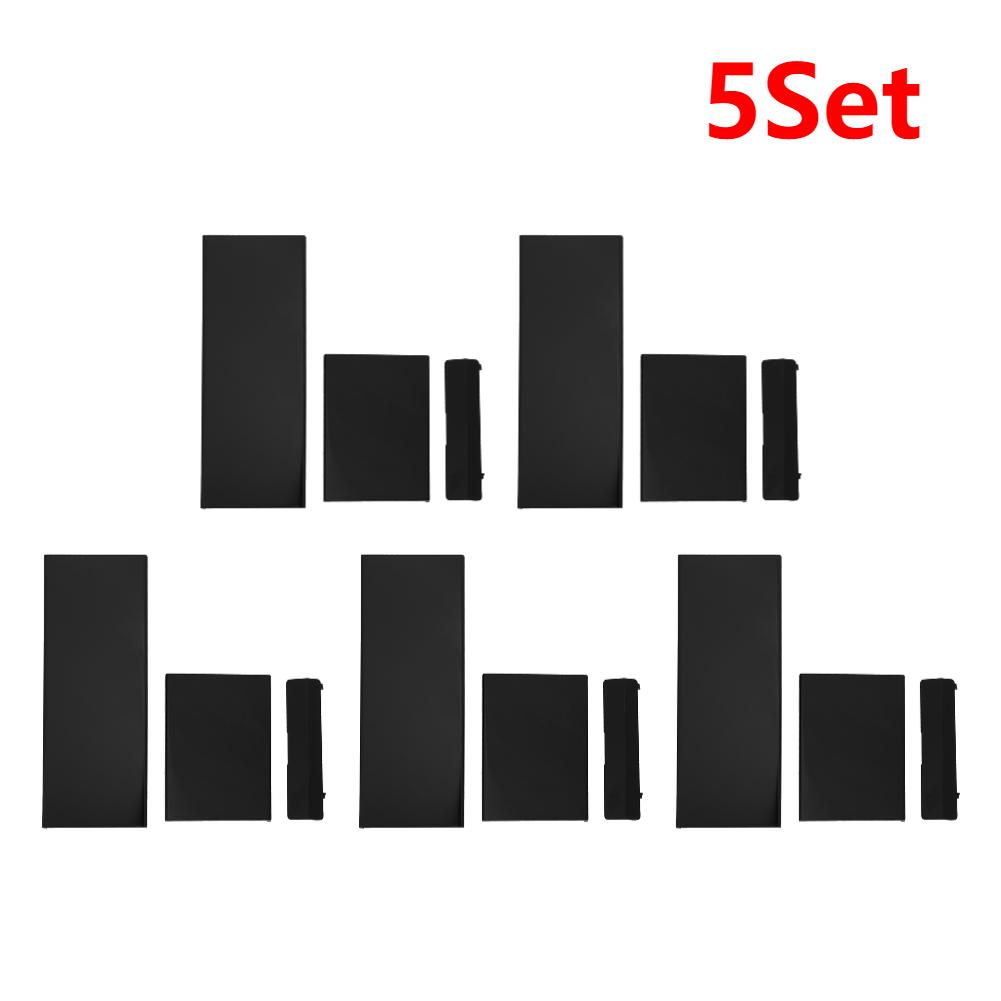 10-1Set Memory Card Door Slot Cover Lids Replacement 3in1 Memeory Card Cover Game Console Accessories Parts Fit for Nintendo Wii
