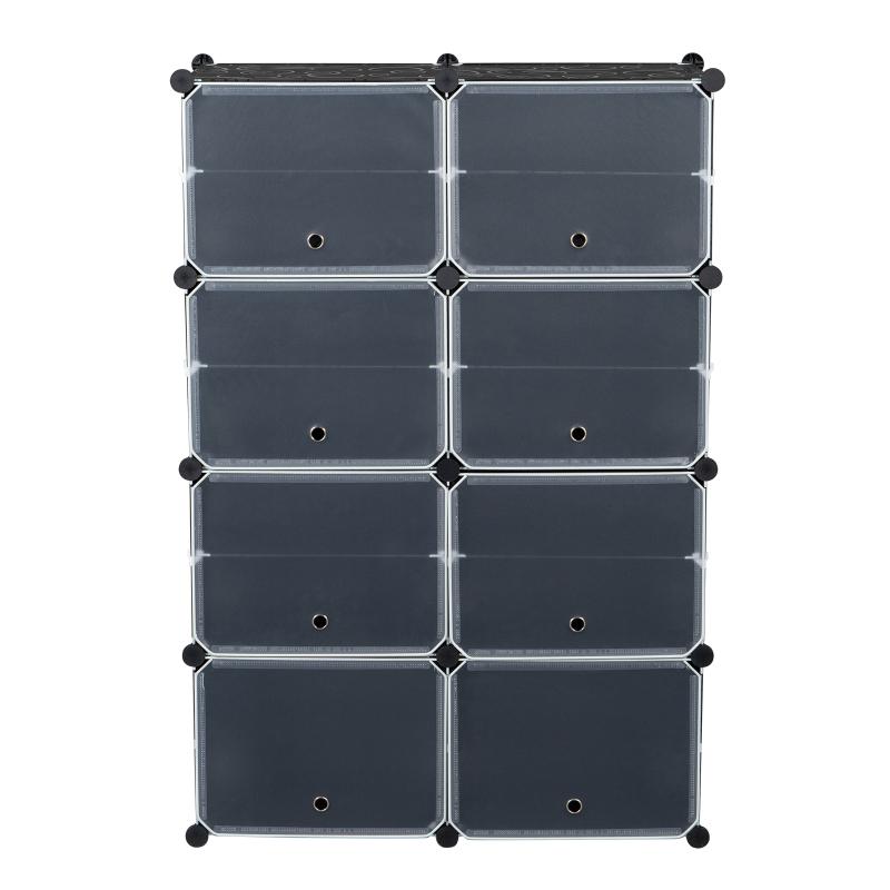 7-tier 14 Grids Shoe Rack Organizer Portable Large Capacity Tower Shelf Storage Cabinet Stand For