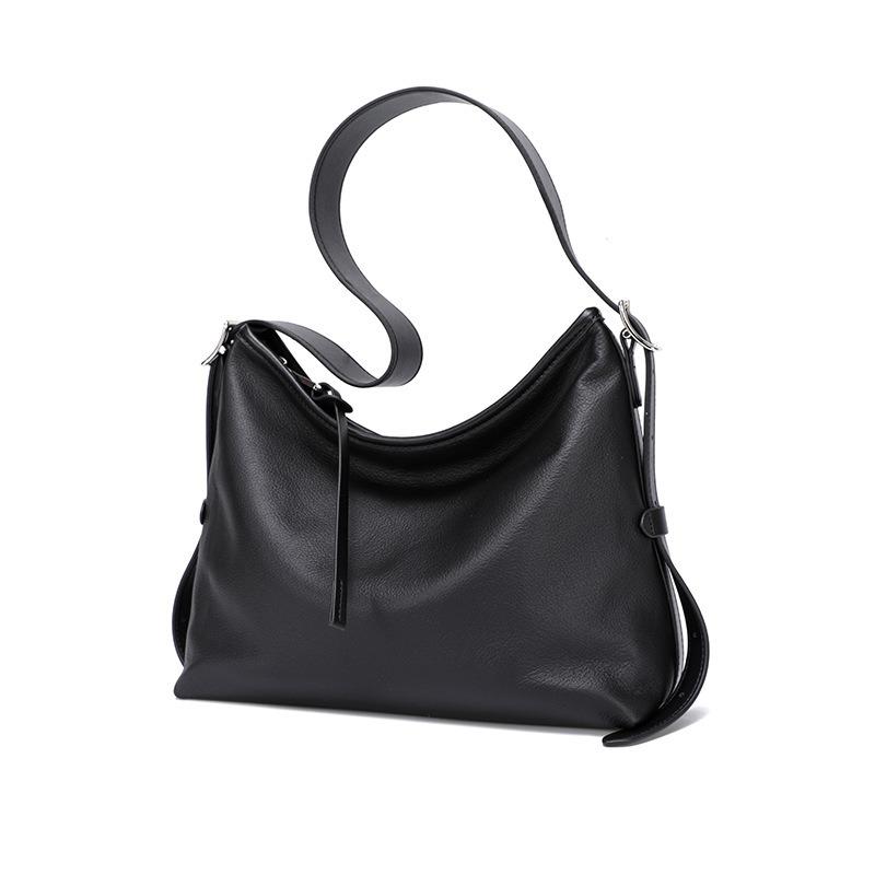 New leather women's bag women's high-end commuter tote bag large-capacity women's versatile niche shoulder bag