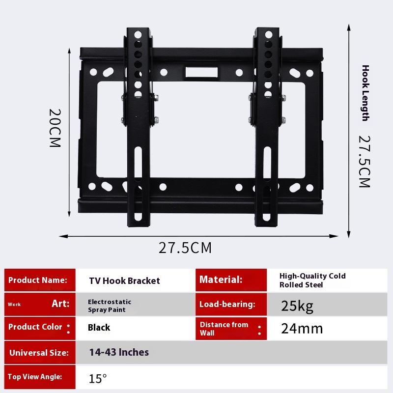26-65 İnç TV Duvar Askı Aparatı Evrensel TV Montajı Monitör Tutucu Ayarlanabilir Düşük Profil Düz TV Duvar Askısı LCD LED Monitör İçin