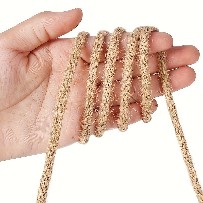 Natural Beige Linen String 2/3mm Extra Long 50m/100m Thick Twisted Rope For Crafts Gift Wrapping Home Decoration DIY Gardening
