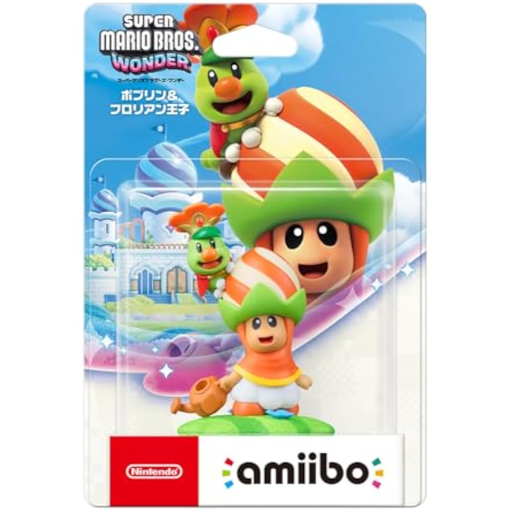 amiibo Poplin & Prince Florian (Super Mario series)
