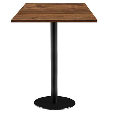 Mesa alta 60 x 60 cm - modelo Roma carvalho hunton
