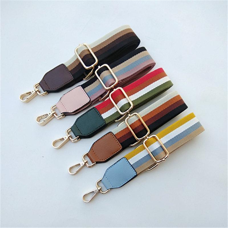Colored Stripe Shoulder Strap Replacement for Women's Bags
