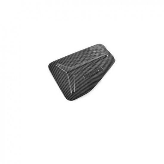 For Isuzu D-Max Dmax 2021-2024 Carbon Fiber Gas Oil Fuel Tank Cap Cover Trim