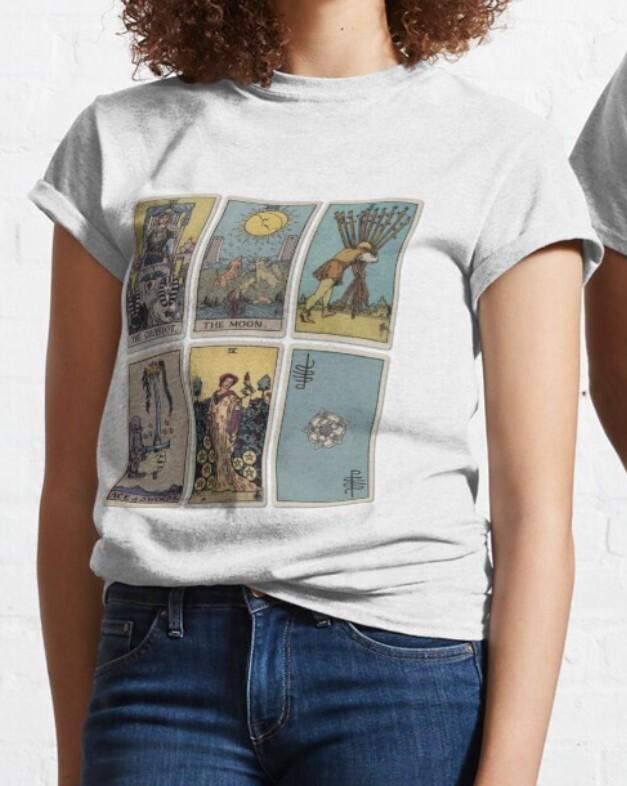 Tarot T shirt - Tarot Card - Astrology T shirt - Death Tarot  Unisex T-Shirt XXL
