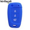 Silicone Car Key Case Cover For Hyundai I30 Accent Tucson Ix35 Solaris Elantra Kona Celesta Sonata For Hyundai Tucson 2021 Shell