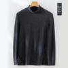 LCsanyp Men's Semi-High Collar Thermal Long Sleeve Top