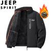 JEEP SPIRIT Herrjacka med fleecefoder och ståkrage