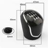 Durable New 6 Speed Manual Stick Gear Shift Knob Lever Shifter Head Handball For Hyundai IX35 2012 2013 2014 2015 2016