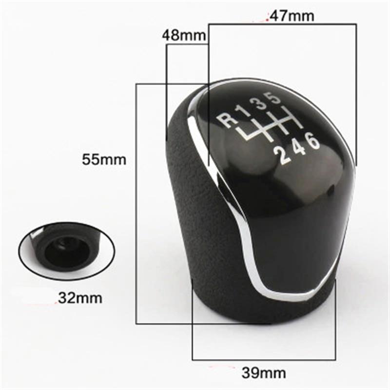 Durable New 6 Speed Manual Stick Gear Shift Knob Lever Shifter Head Handball For Hyundai IX35 2012 2013 2014 2015 2016