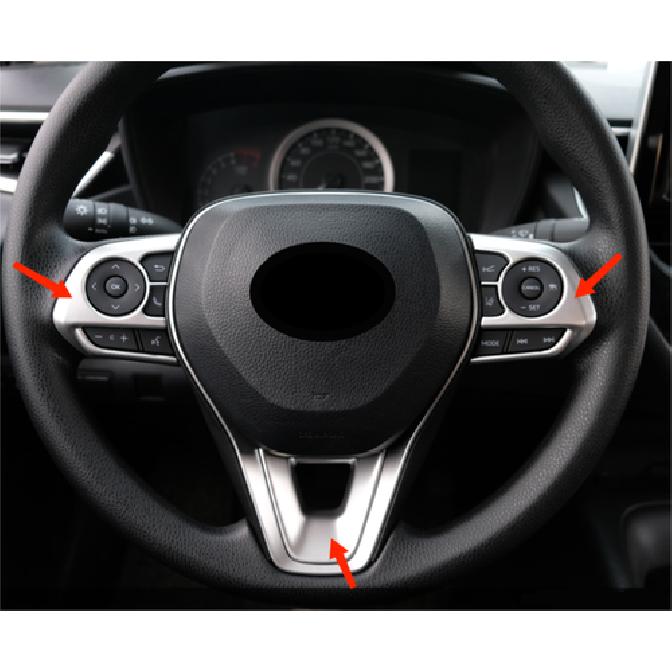 Steering Wheel Frame Cover Trim For - Toyota Corolla Cross ABS Matte
