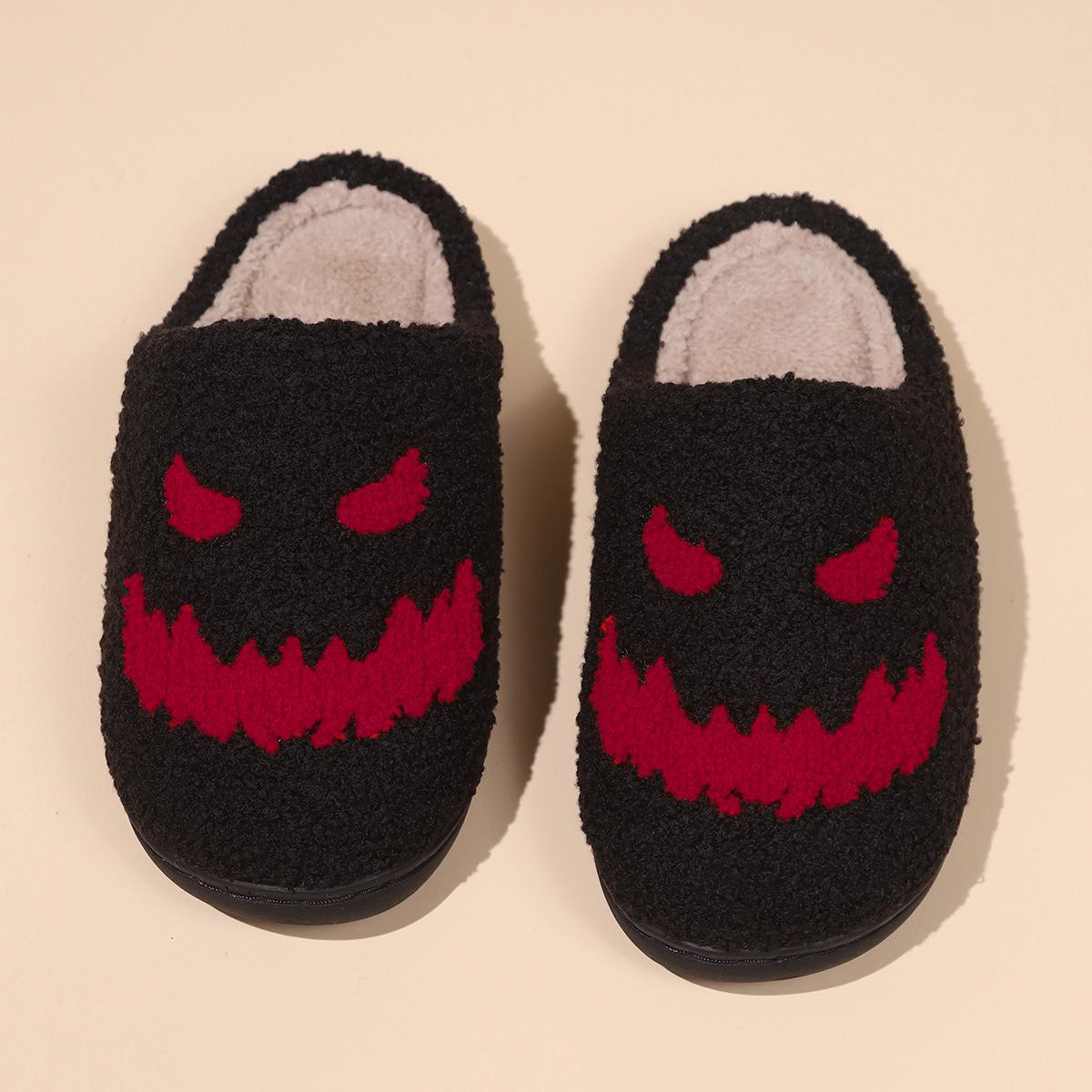 

Halloween cross-border hot-selling Mao Mao slippers home cute cartoon home shoes autumn and winter couple thermal cotton slippers 44-45