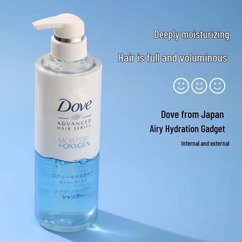 Dove Air Volume Moisturizing Fluffy Shampoo (3 x 480g)