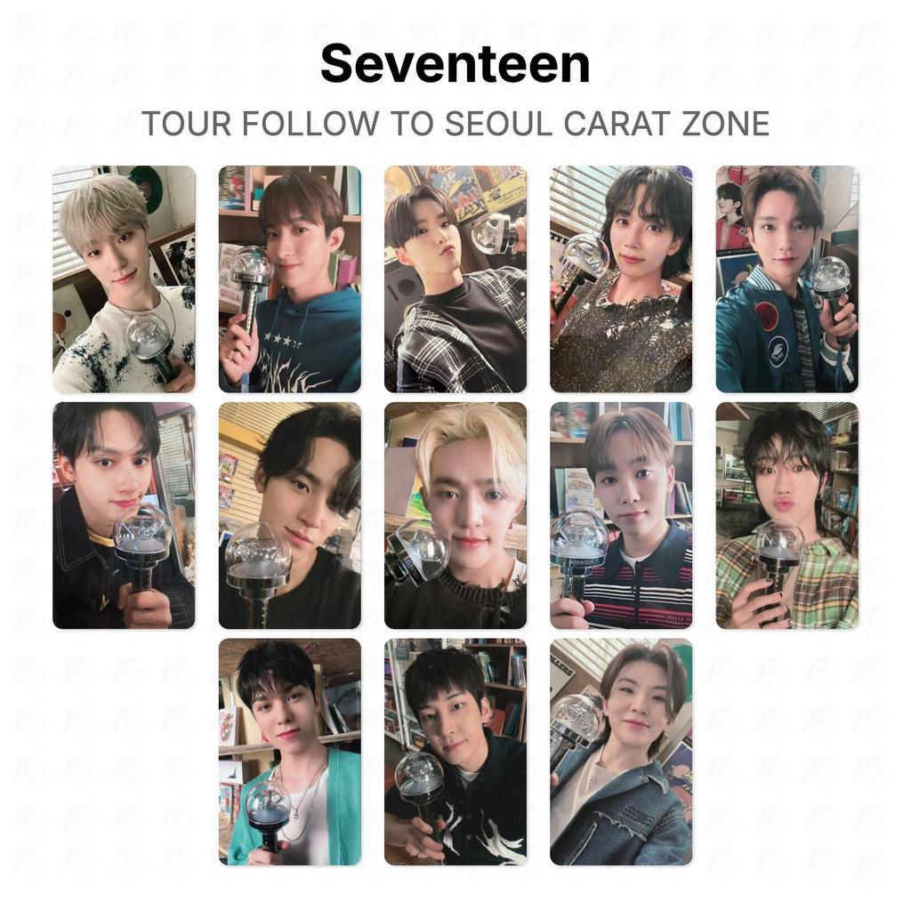 Seventeen TOUR FOLLOW TO SEOUL CARAT ZONE Official Photocard