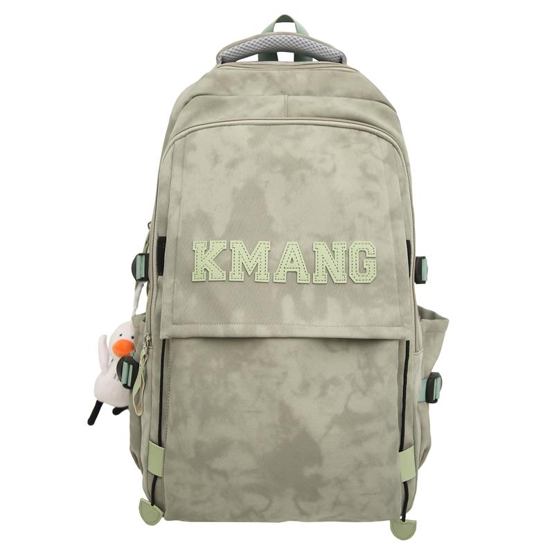 Middle School Student Schoolbag Men's Letter Backpack Women's Large Capacity Backpack