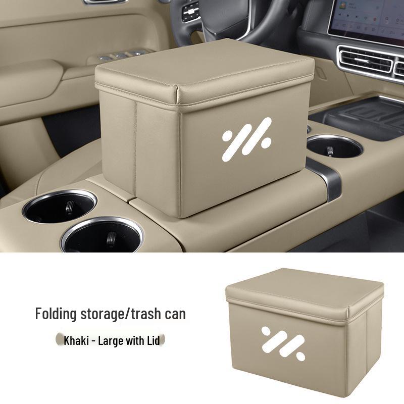 Zeekr L6/LS6/L7/LS7 Car Storage Box & Foldable Trash Can Organizer