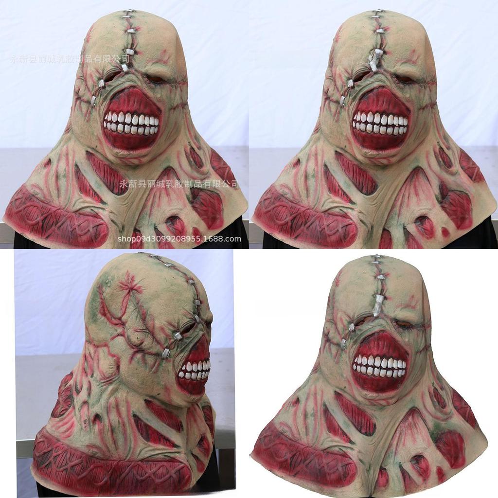 Haunted House Latex Mask For Adults With Scary Ghost And Monster Features