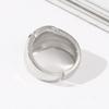 Punk Style Billiard Number Black 8 Opening Adjustable Rings Metal Alloy Rings Fashion Hip Hop Rock Jewelry For Women And Men